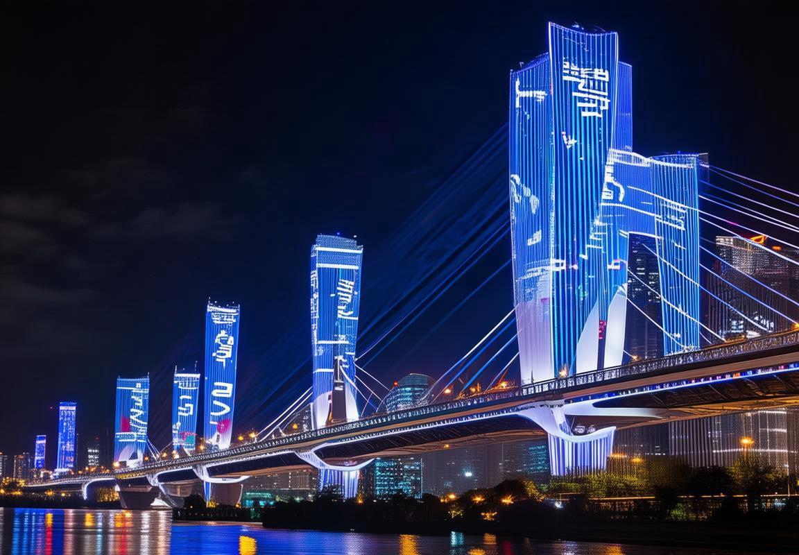 釜山市政府为S15亮起主题灯光秀，为参赛队伍助威。